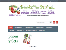 Tablet Screenshot of booksbythebushel.com